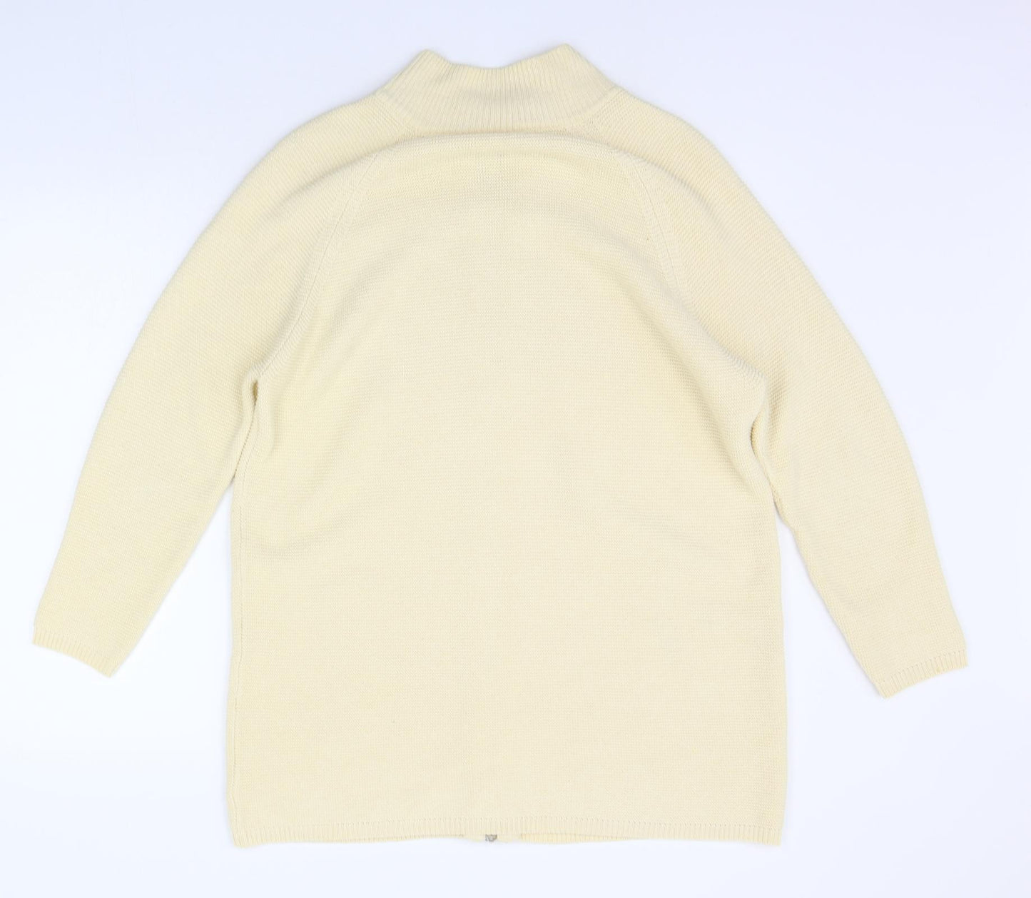Spirito Womens Yellow   Full Zip Jumper Size 16