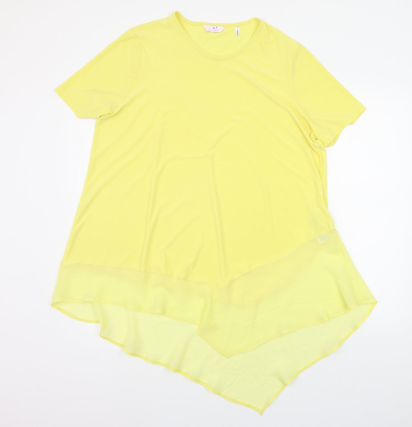 Julpia Womens White   T-Shirt Dress  Size 16