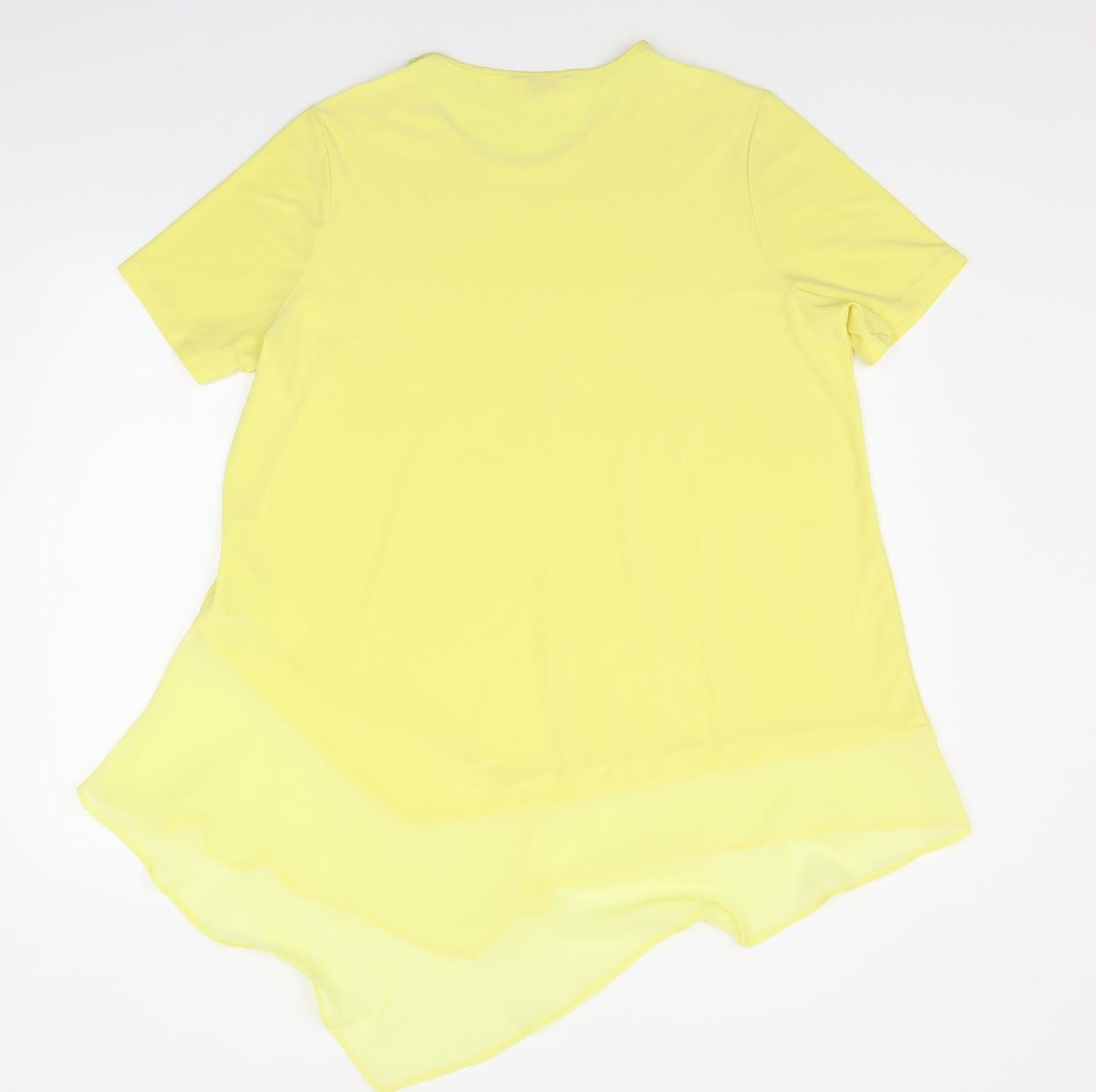 Julpia Womens White   T-Shirt Dress  Size 16