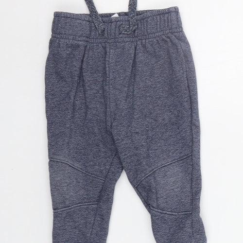 Primark Girls Blue   Jogger Trousers Size 9-12 Months