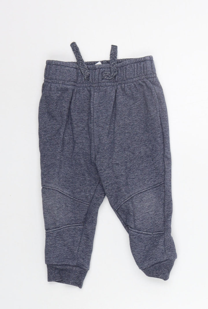 Primark Girls Blue   Jogger Trousers Size 9-12 Months