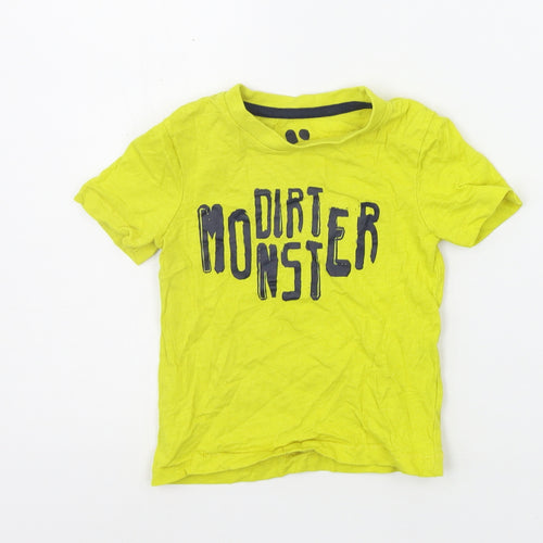 Aery Girls Yellow   Basic T-Shirt Size 12-18 Months