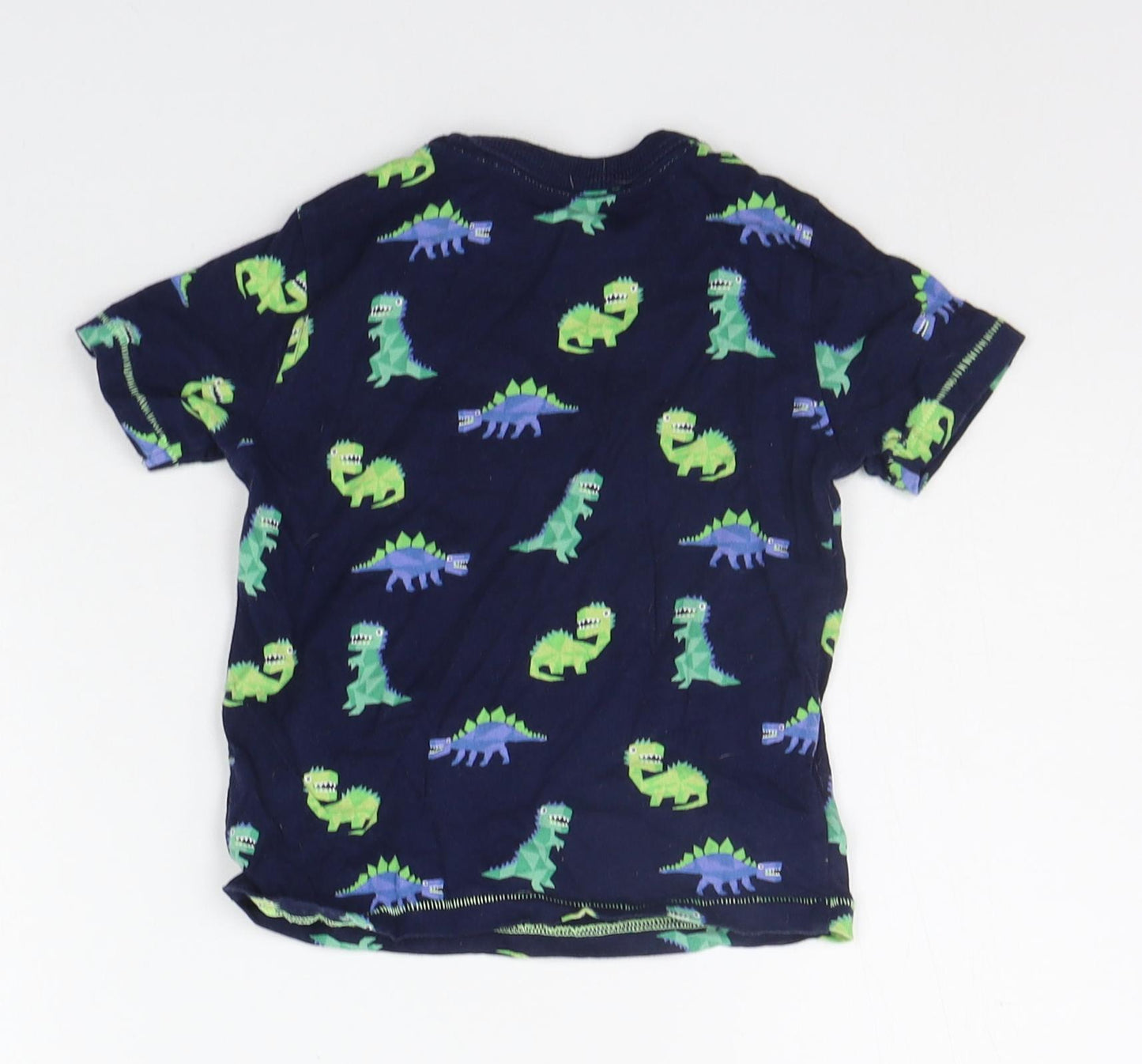 Blue Zoo Boys Black Geometric  Basic T-Shirt Size 12-18 Months  - DINOSAUR