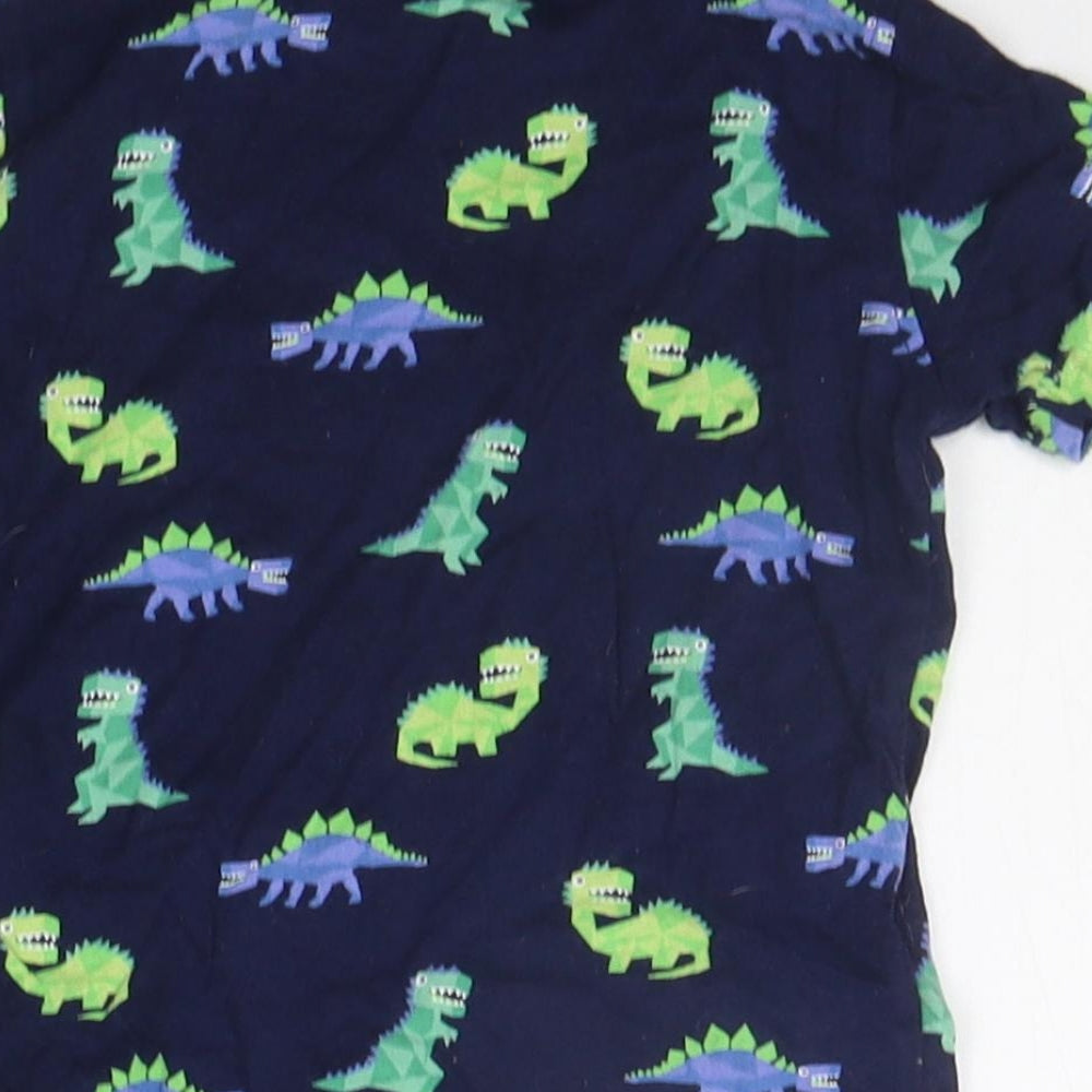 Blue Zoo Boys Black Geometric  Basic T-Shirt Size 12-18 Months  - DINOSAUR