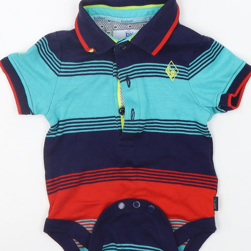 Ted Baker Boys Blue Striped  Babygrow One-Piece Size 3-6 Months