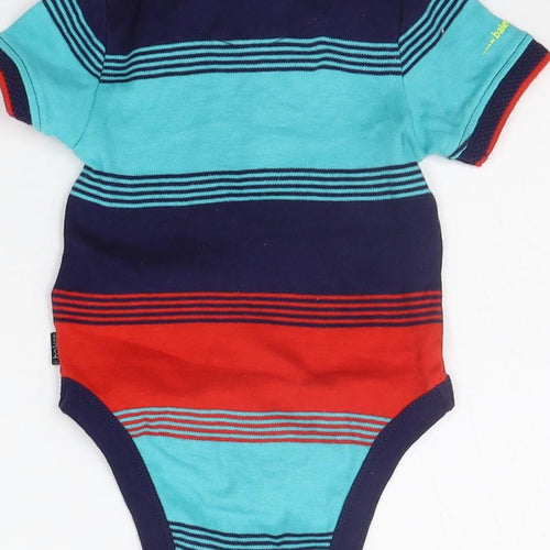 Ted Baker Boys Blue Striped  Babygrow One-Piece Size 3-6 Months