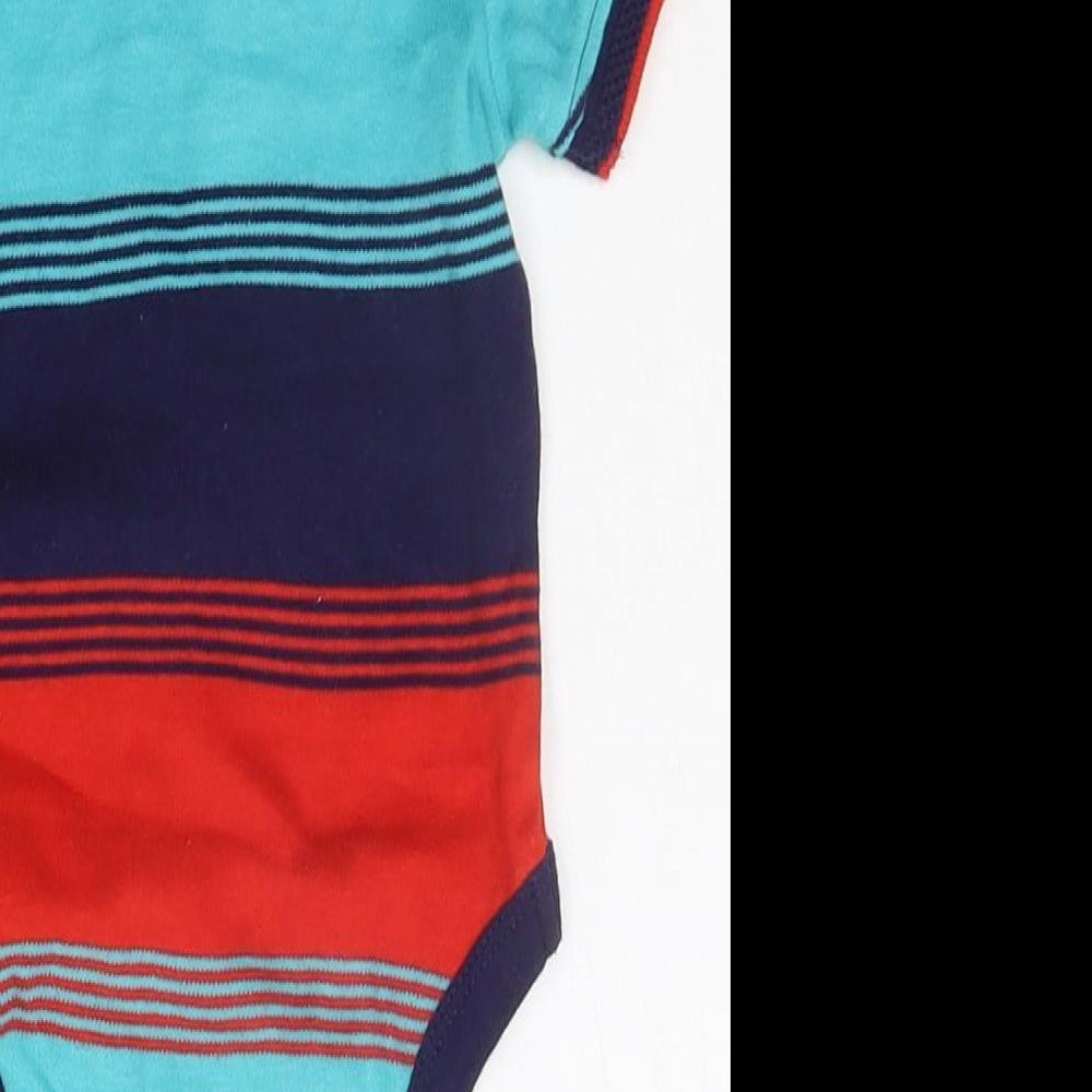Ted Baker Boys Blue Striped  Babygrow One-Piece Size 3-6 Months