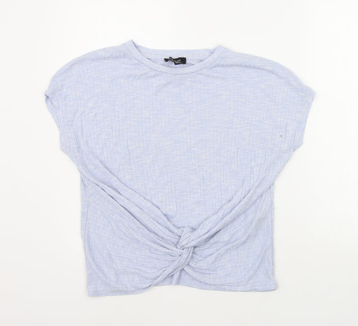 New Look Womens Blue Basic T-Shirt Size M