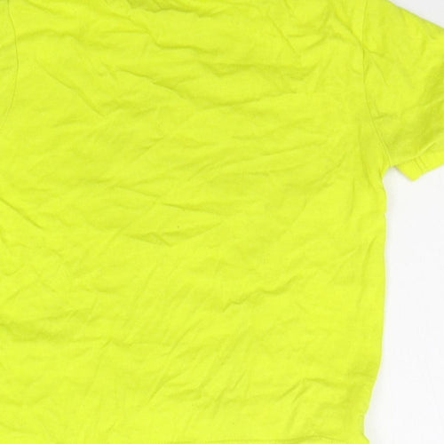 Disney Girls Yellow   Basic T-Shirt Size 12-18 Months  - micky mouse