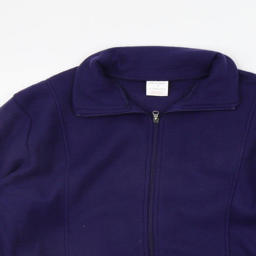 Anna De Lancay Womens Blue   Jacket Coat Size M
