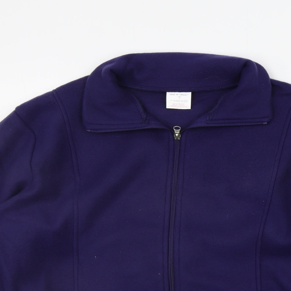 Anna De Lancay Womens Blue   Jacket Coat Size M