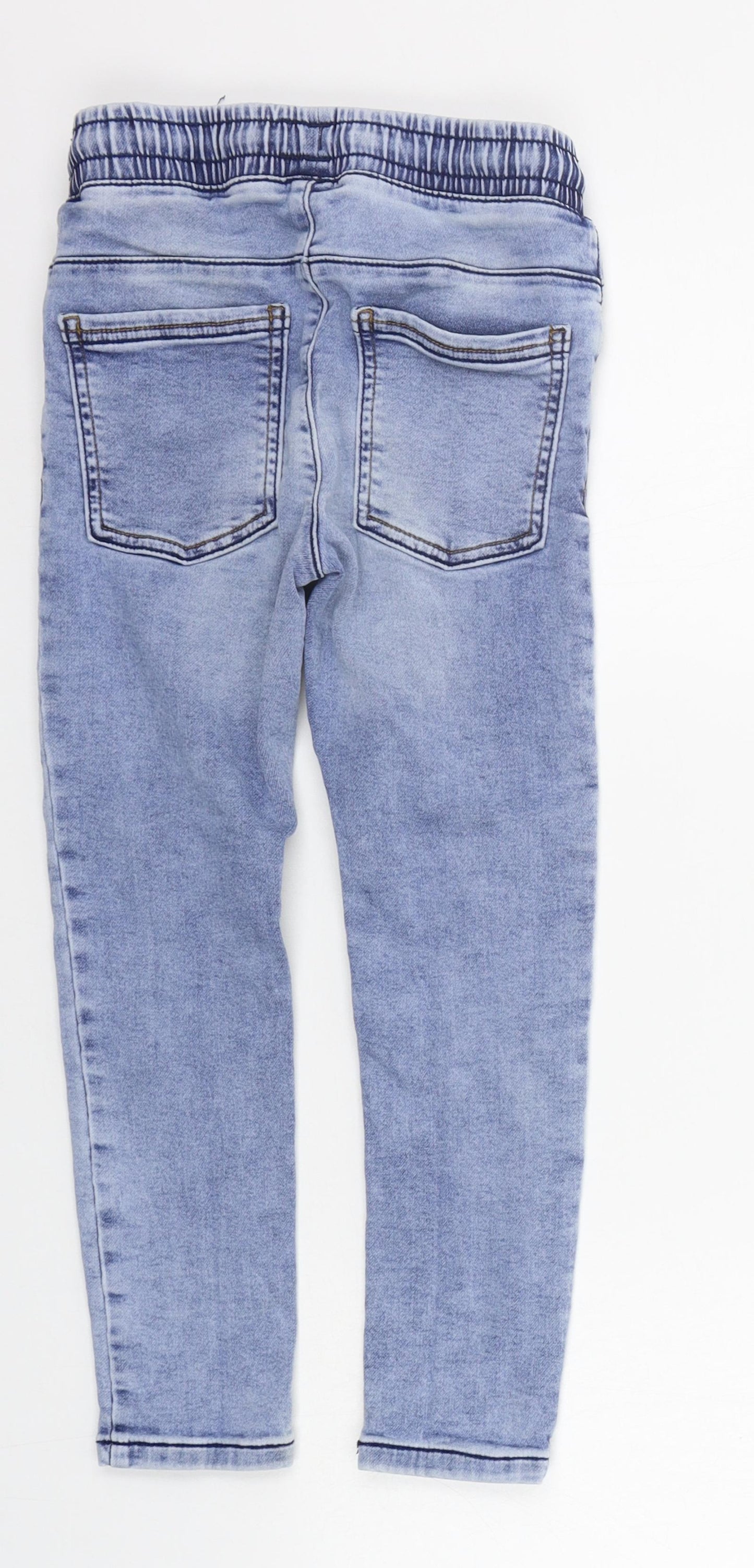 TU Girls Blue   Jogger Trousers Size 6 Years - Elasticated Waist