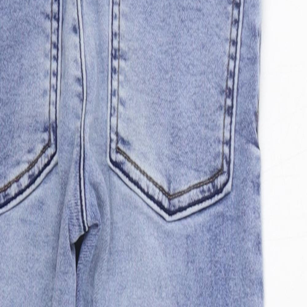 TU Girls Blue   Jogger Trousers Size 6 Years - Elasticated Waist