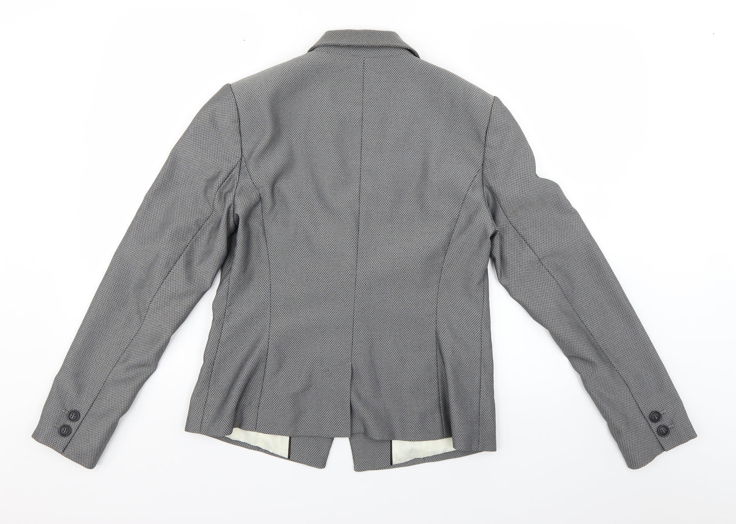 NEXT Womens Beige Argyle/Diamond  Jacket Blazer Size 12