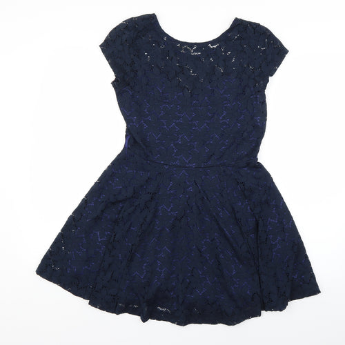 mila loves london Womens Blue   Fit & Flare  Size 8