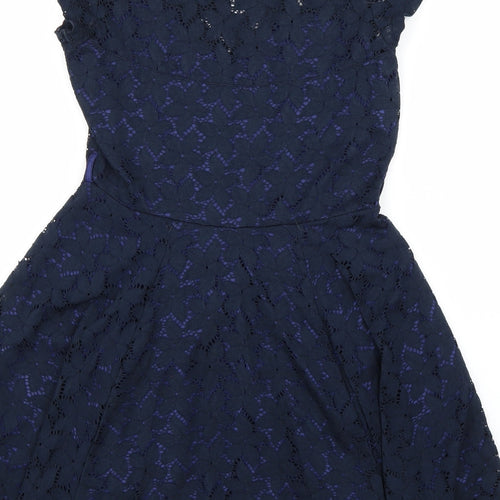 mila loves london Womens Blue   Fit & Flare  Size 8