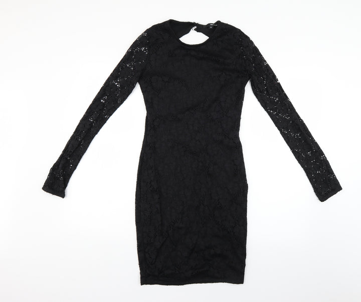 TALLY WEiJL Womens Black Pencil Dress Size 10