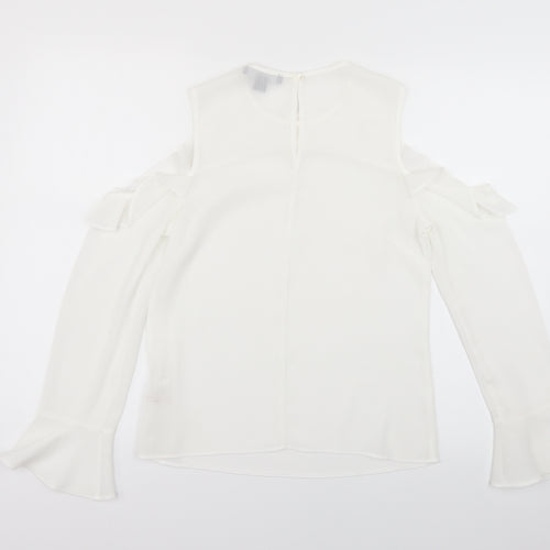 Atmosphere Womens White   Basic Blouse Size 6
