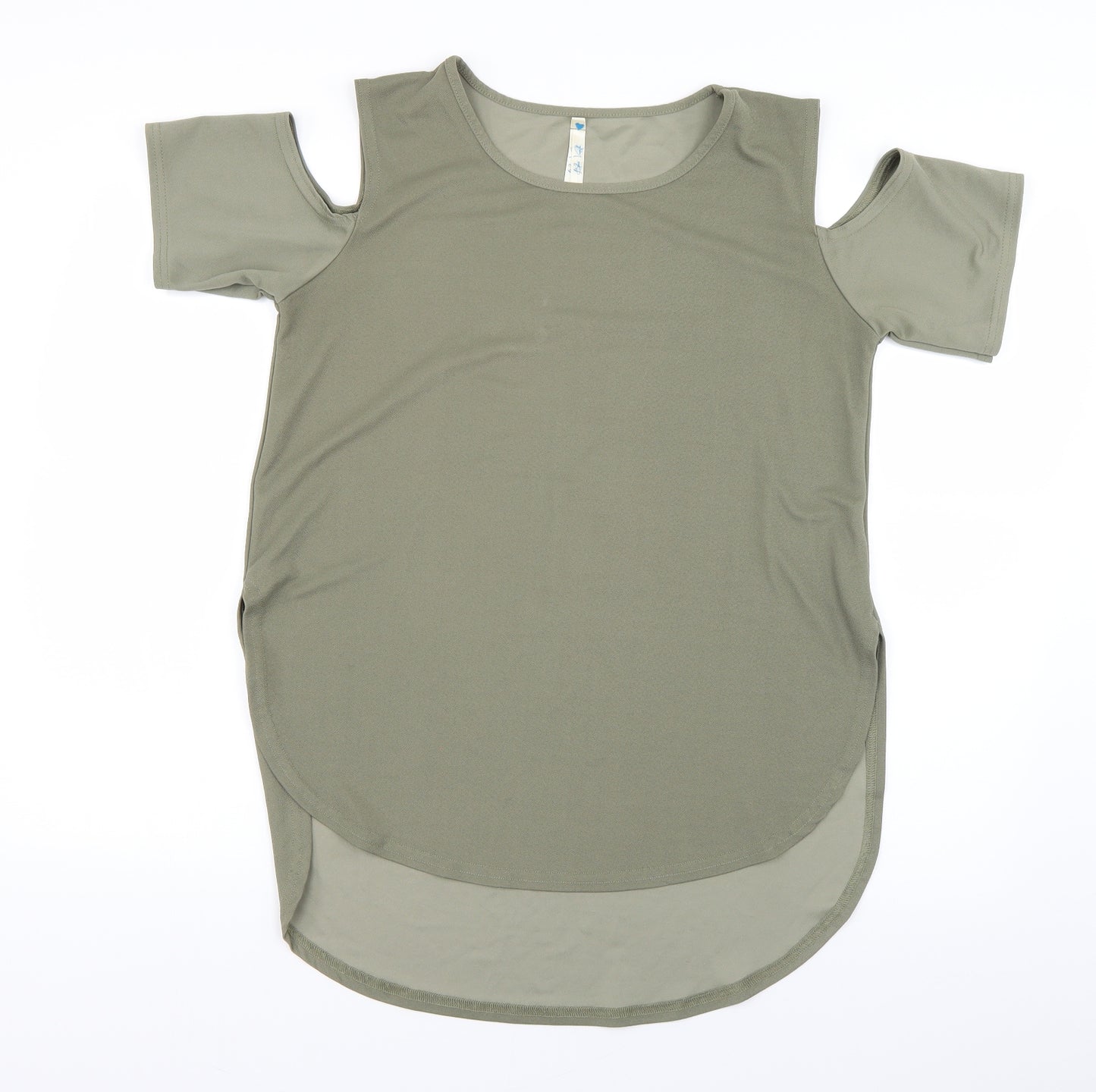 Blue Vanilla Womens Green   Basic Blouse Size M