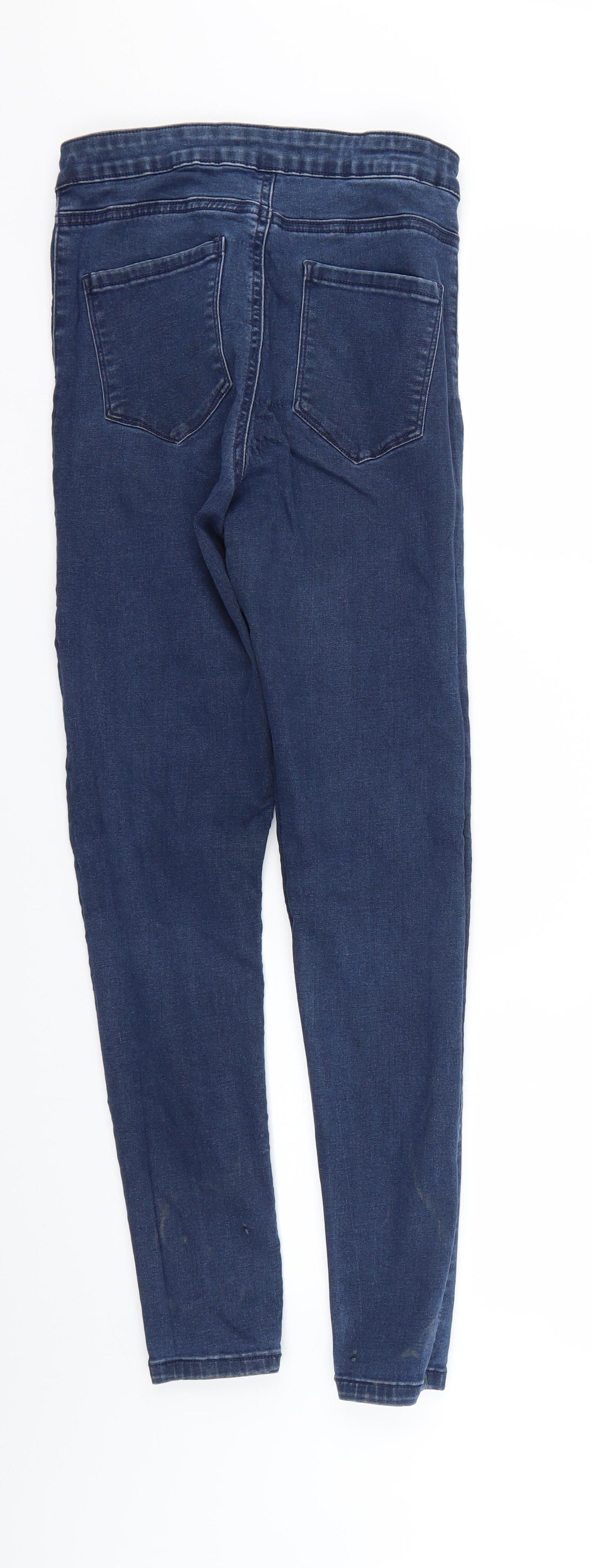 Denim & Co. Womens Blue   Skinny Jeans Size 10 L25 in
