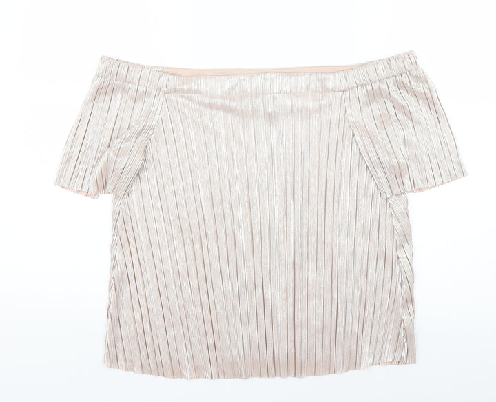 New Look Womens Pink   Basic Blouse Size 14