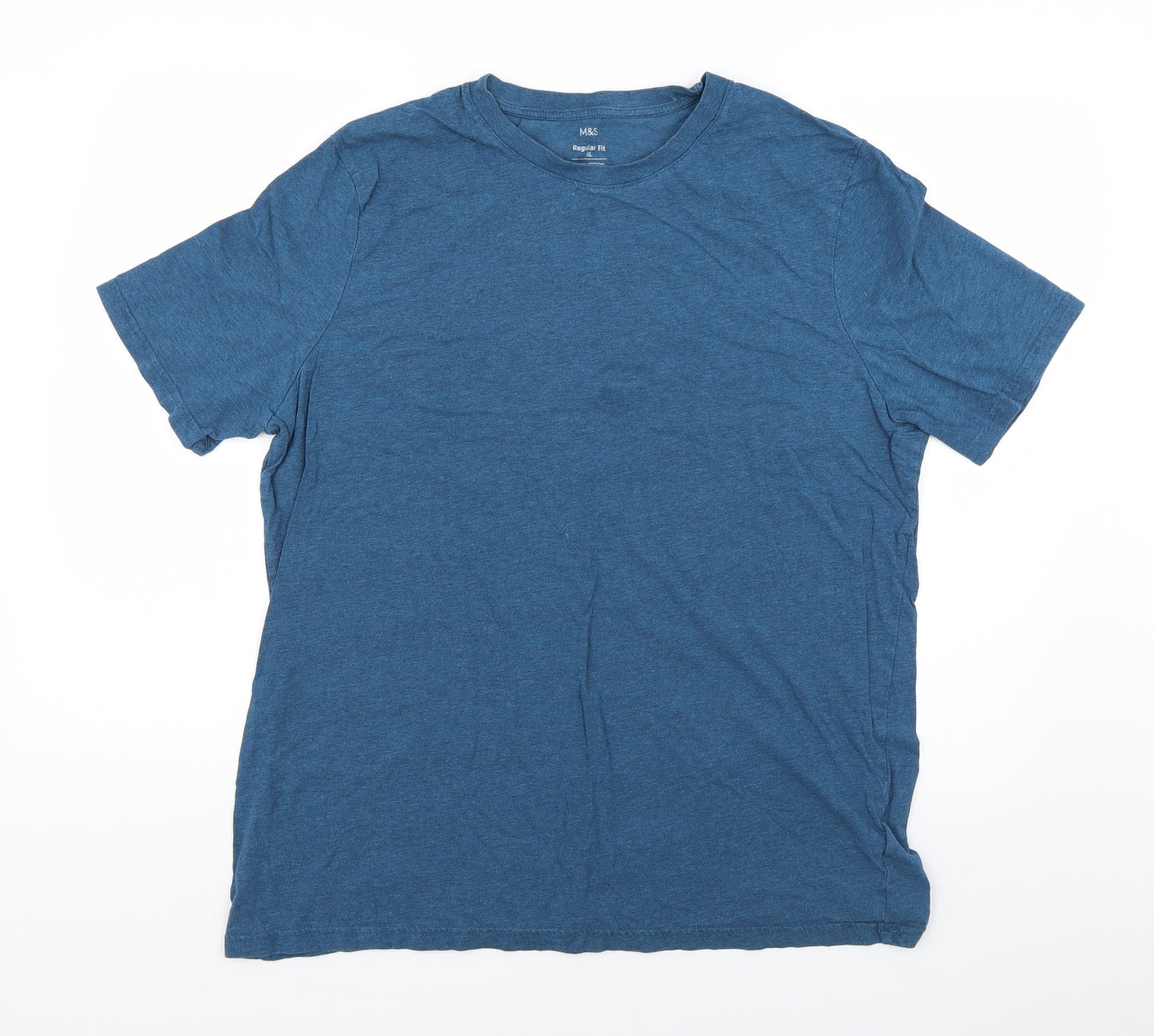 Marks and Spencer Mens Blue    T-Shirt Size XL