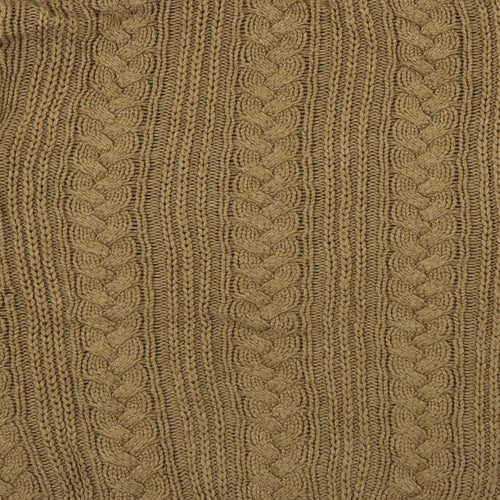 TU Mens Brown  Knit Pullover Jumper Size L