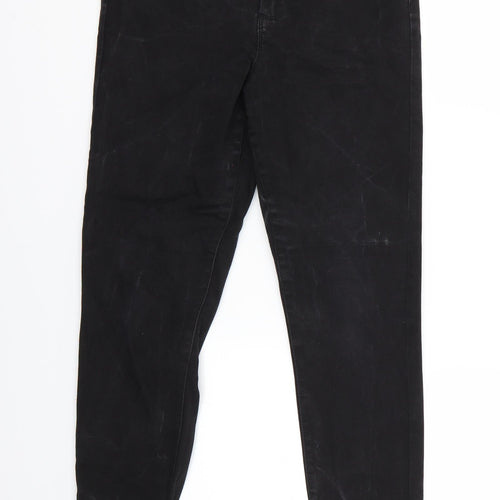 Denim & Co. Womens Black   Skinny Jeans Size 12 L24 in