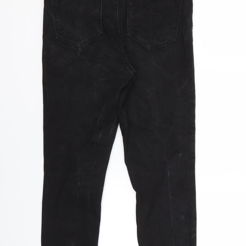 Denim & Co. Womens Black   Skinny Jeans Size 12 L24 in
