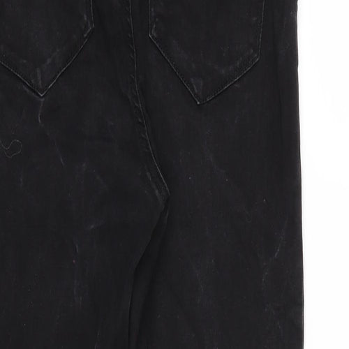Denim & Co. Womens Black   Skinny Jeans Size 12 L24 in