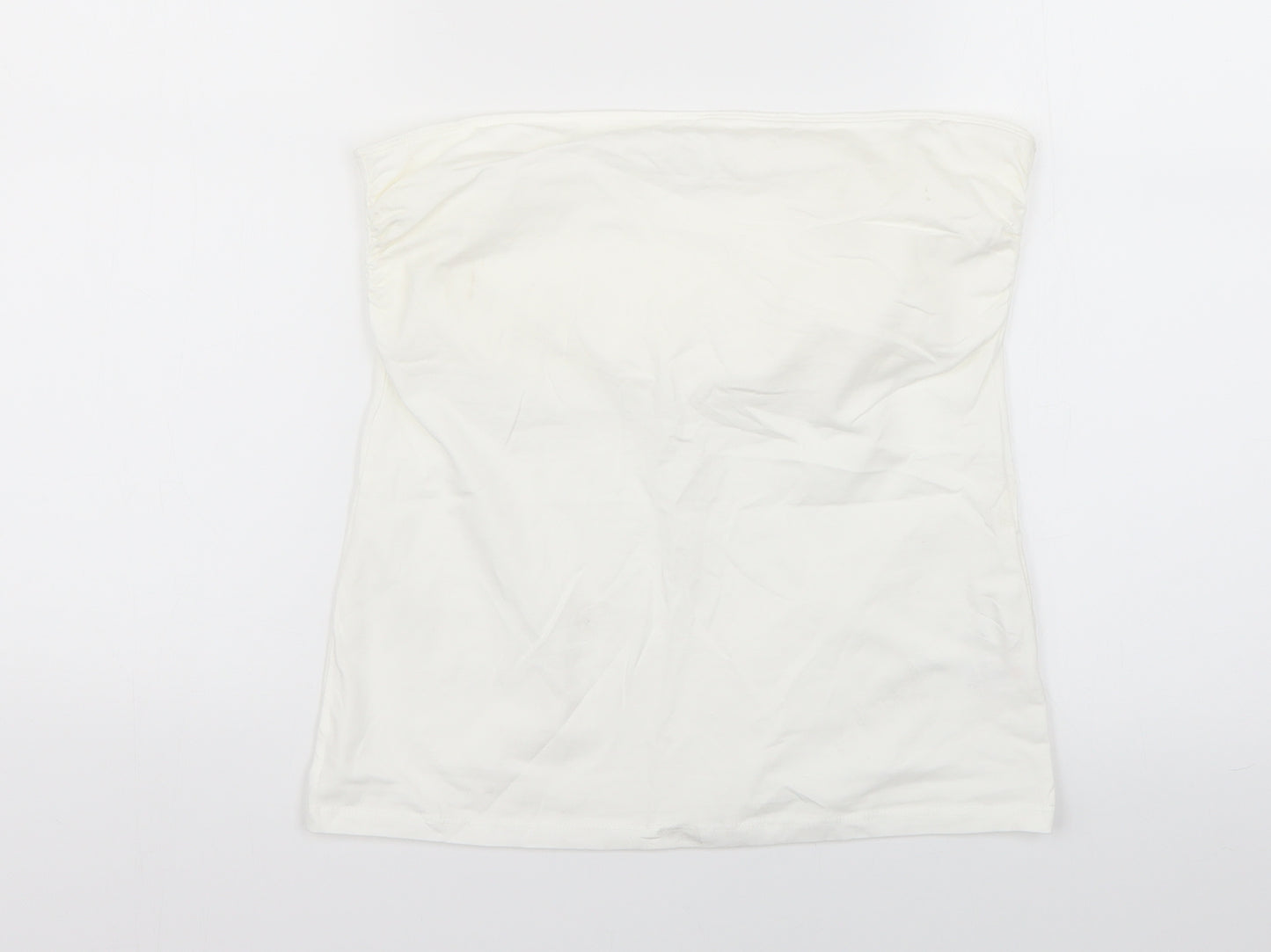 George Womens White   Cropped Tank Size 12