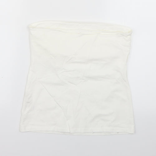 George Womens White   Cropped Tank Size 12