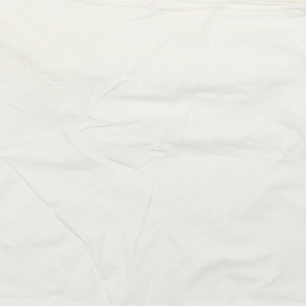 George Womens White   Cropped Tank Size 12