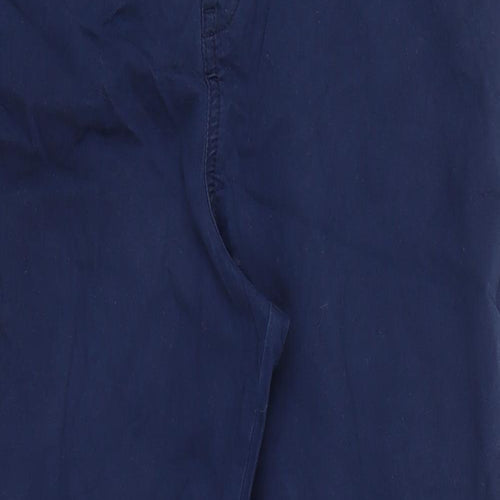 TU Womens Blue   Chino Trousers Size 12 L25 in