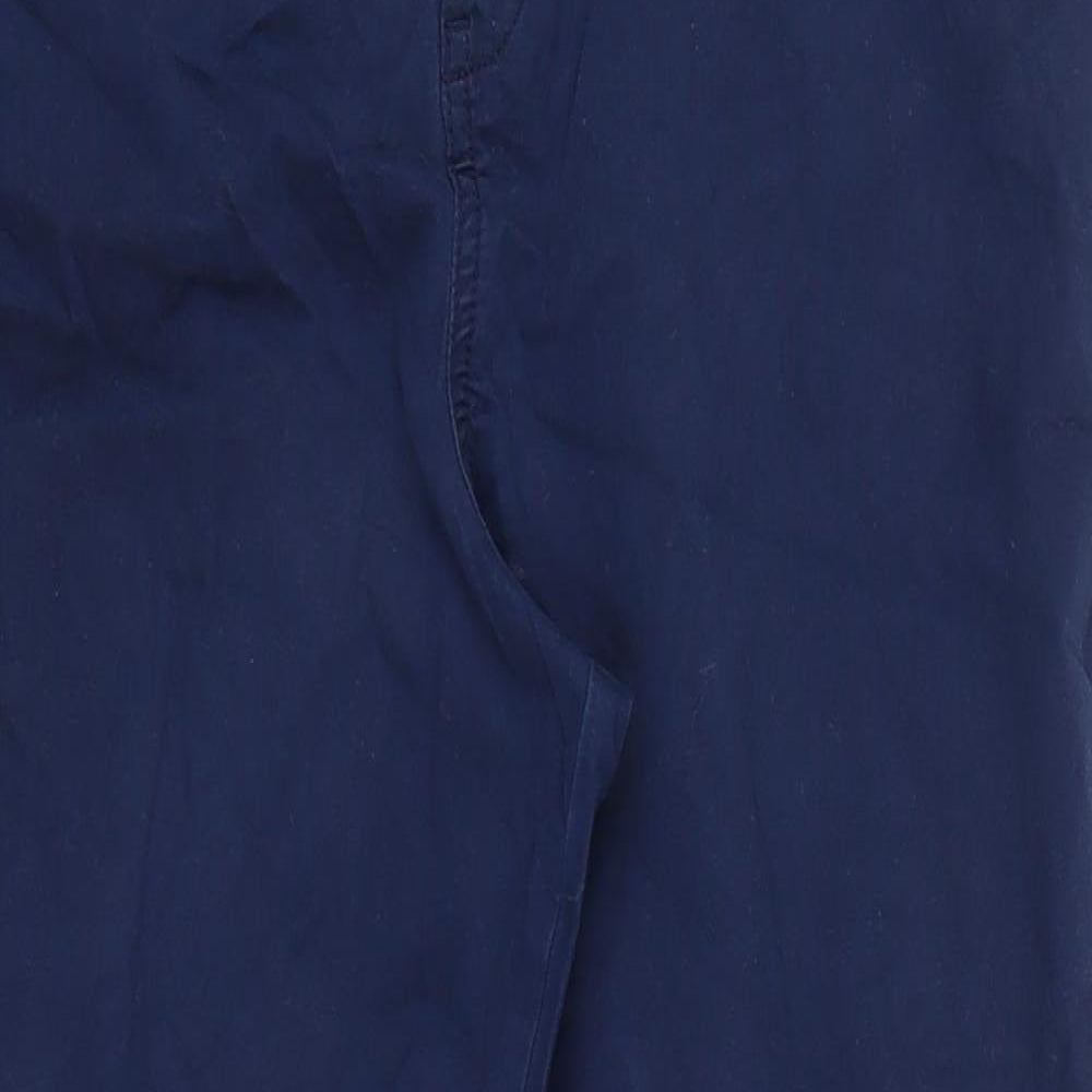 TU Womens Blue   Chino Trousers Size 12 L25 in