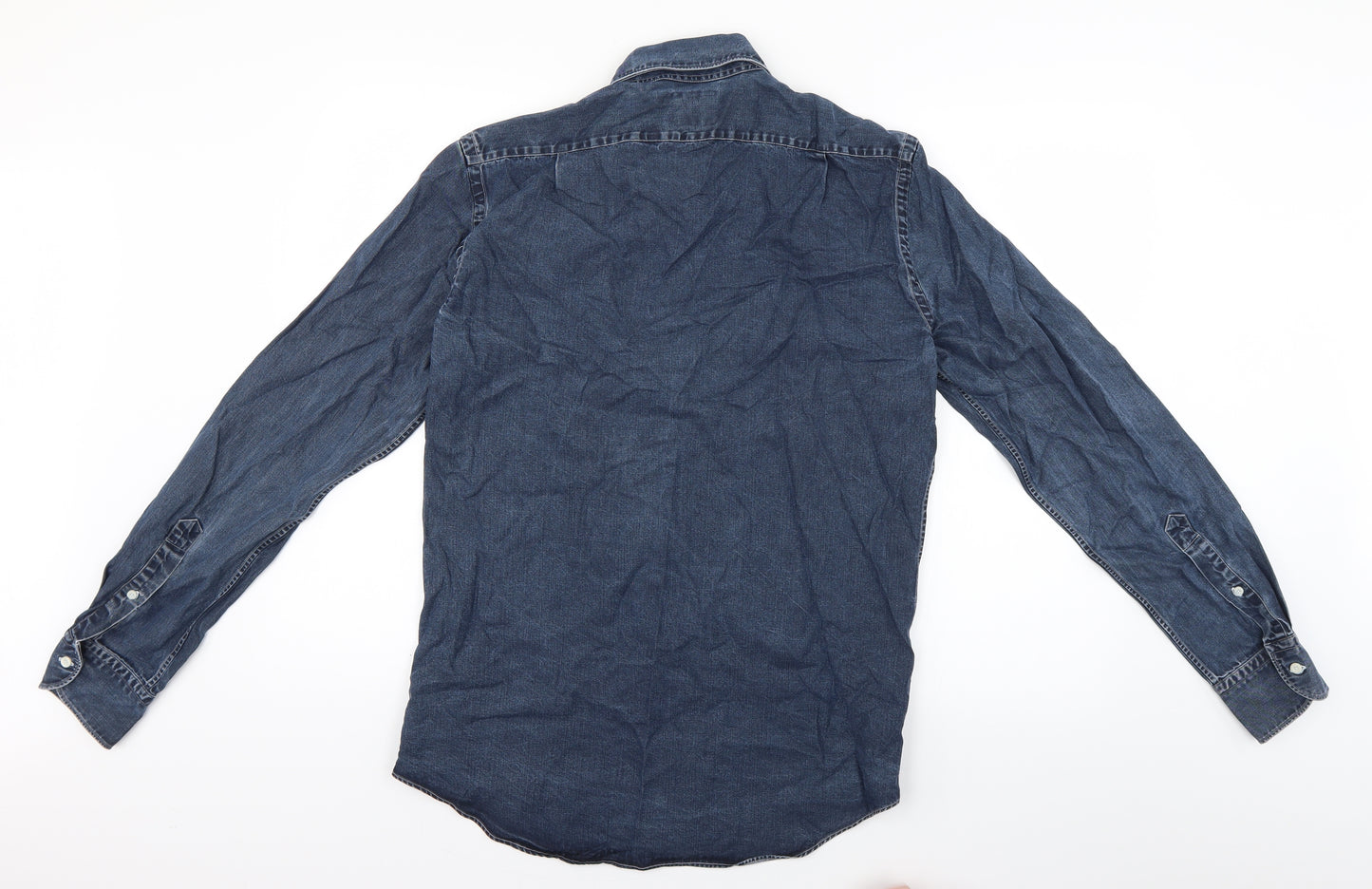boggi Mens Blue    Dress Shirt Size 39
