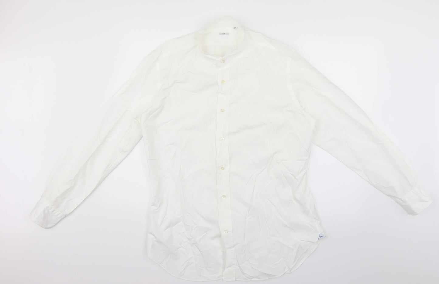 MCR Mens White    Dress Shirt Size 43
