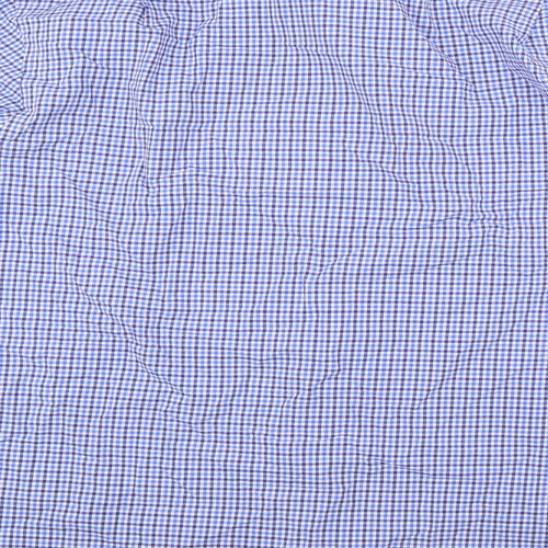 Ralph Lauren Mens Blue Check   Dress Shirt Size L