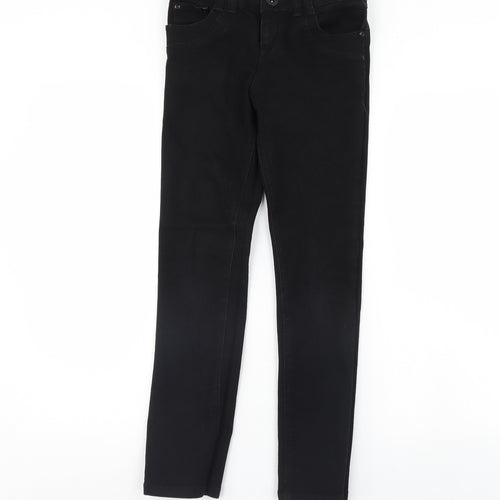 Tammy Girls Black  Denim Skinny Jeans Size 11 Years