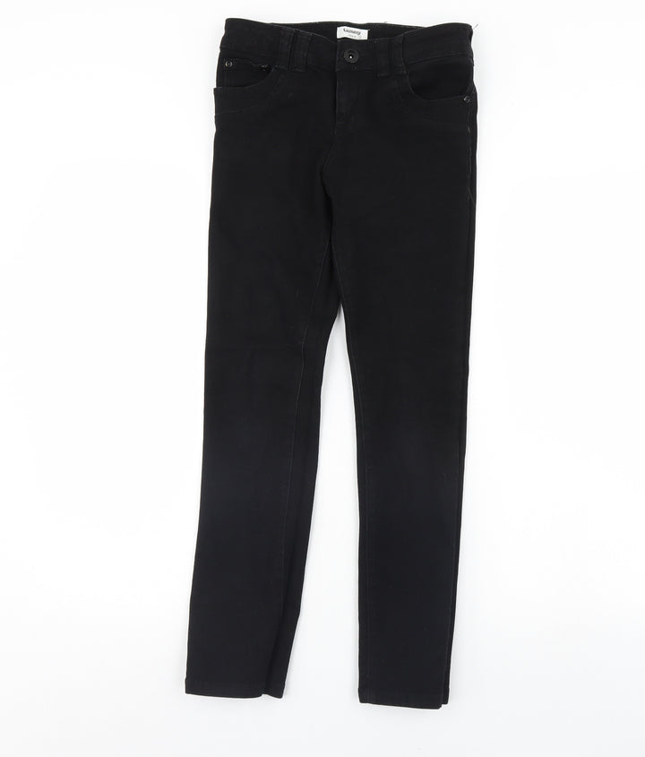 Tammy Girls Black Denim Skinny Jeans Size 11 Years