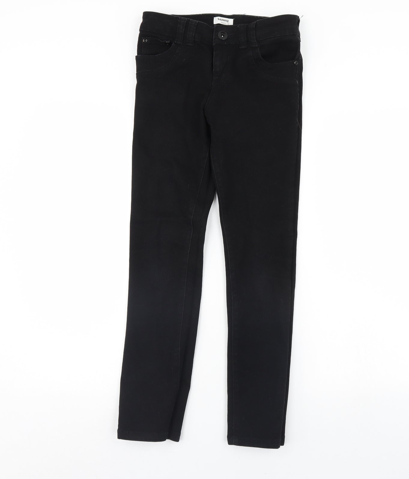 Tammy Girls Black  Denim Skinny Jeans Size 11 Years