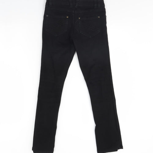 Tammy Girls Black  Denim Skinny Jeans Size 11 Years