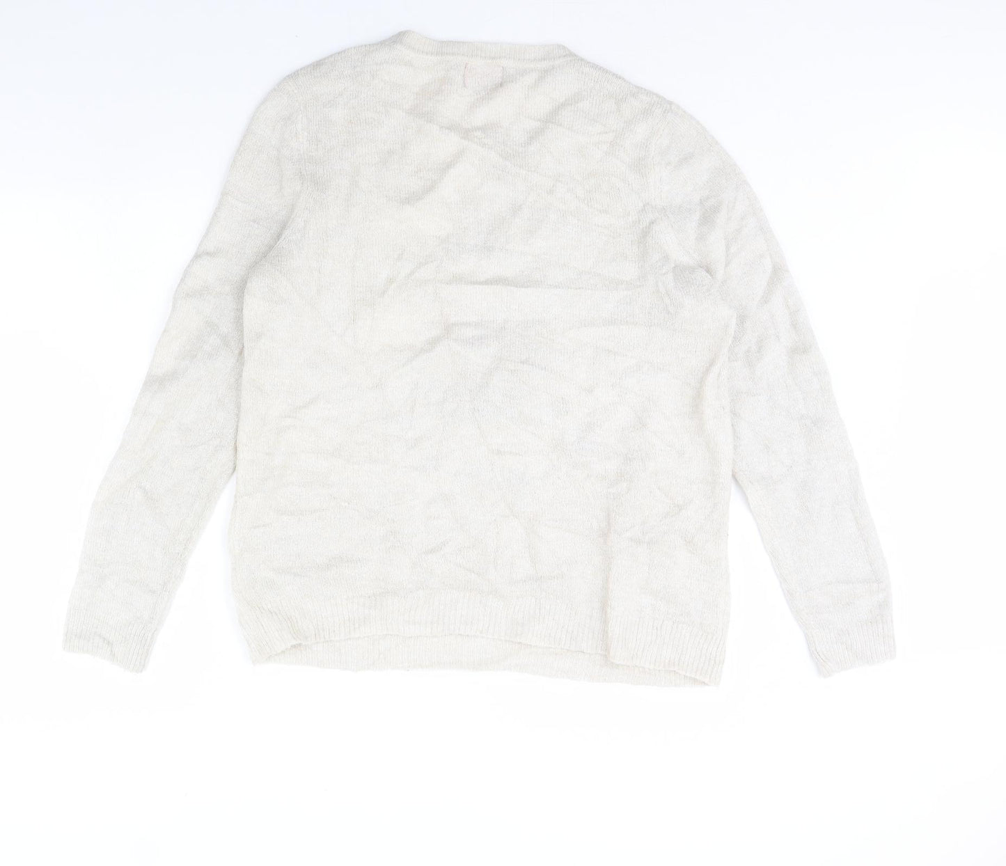 George Womens Beige   Pullover Jumper Size 18  - Daschund christmas