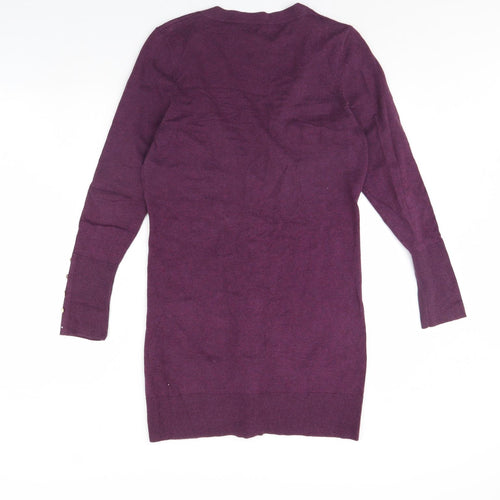 Kersh Womens Purple   Cardigan Jumper Size L