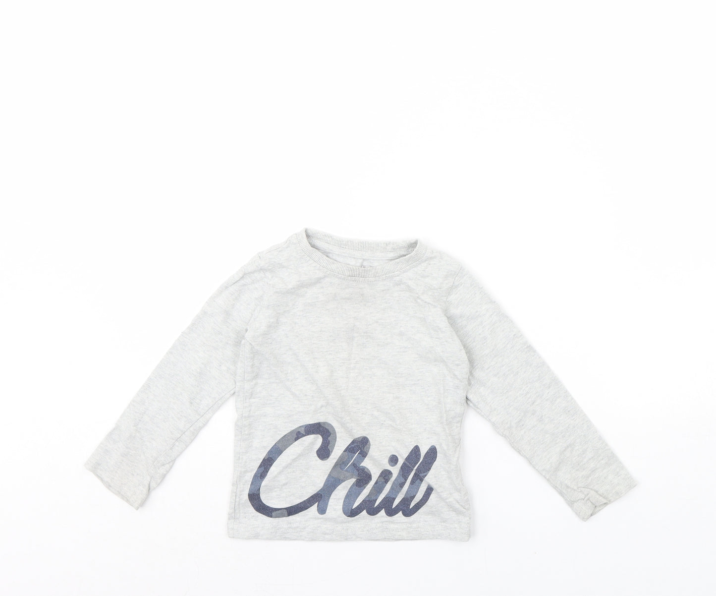 NEXT Boys Grey   Pullover Jumper Size 3 Years  - Chill