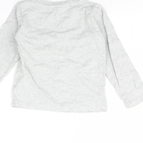 NEXT Boys Grey   Pullover Jumper Size 3 Years  - Chill