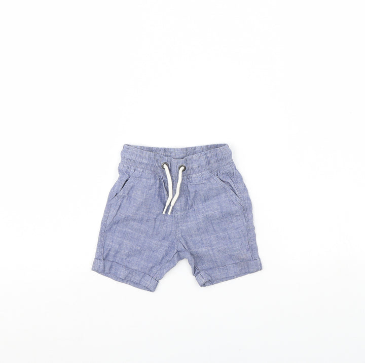 TU Baby Blue  Denim Cropped Trousers Size 12 Months