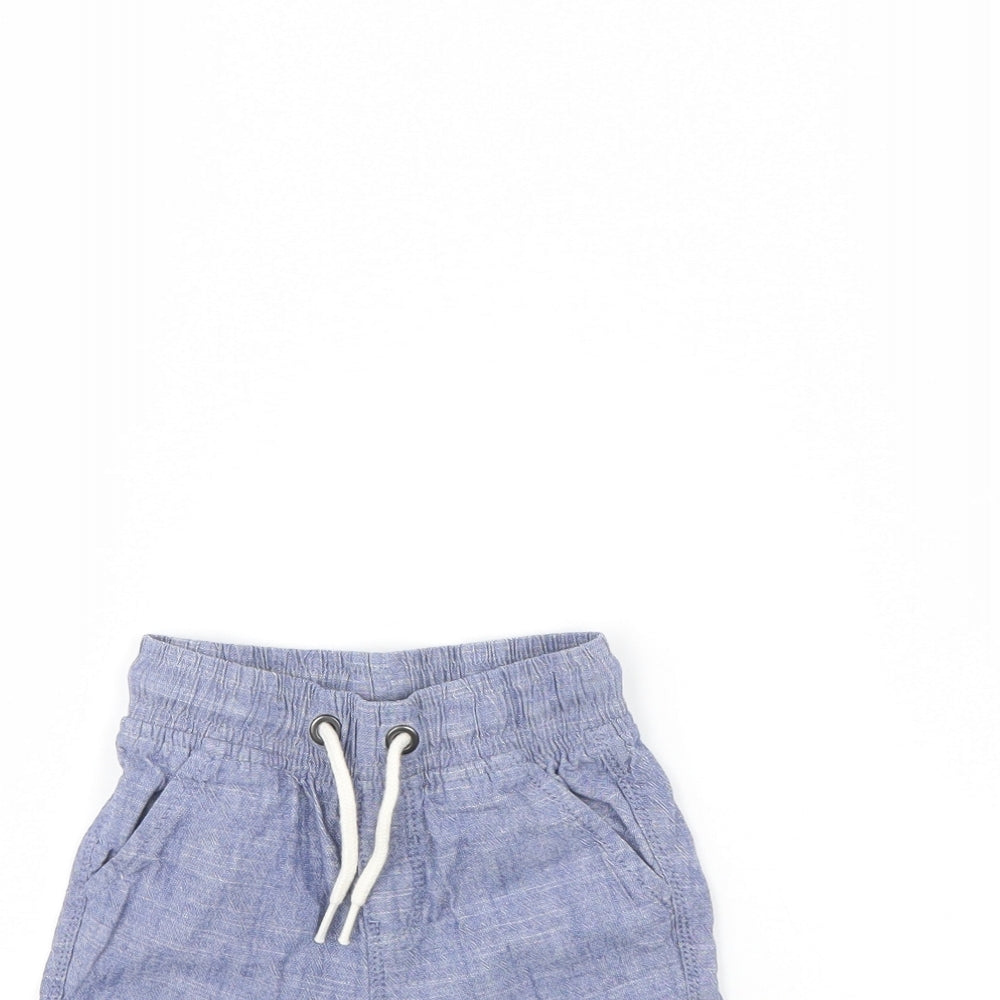 TU Baby Blue  Denim Cropped Trousers Size 12 Months