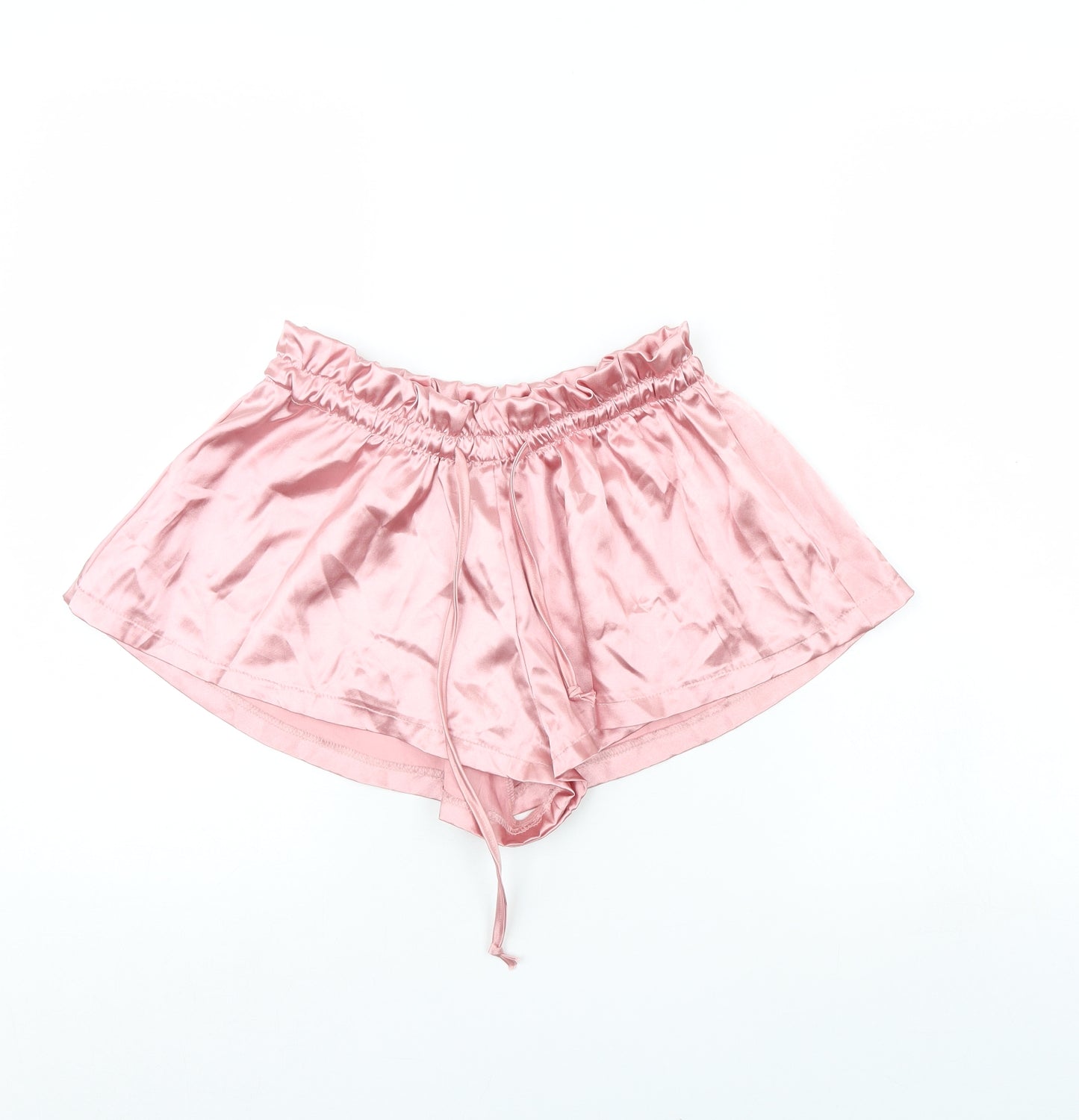 Boohoo Womens Pink Solid  Cami Pyjama Pants Size 10