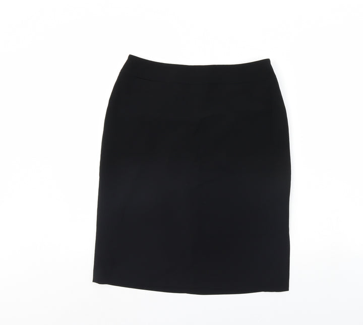 Preworn Womens Black Straight & Pencil Skirt Size 12